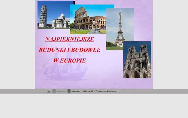 Najpiękniejsze miejsca w Europie – prezentacja pełna inspiracji i piękna